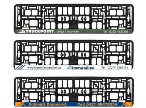 Kennzeichenhalter bedrucken 2